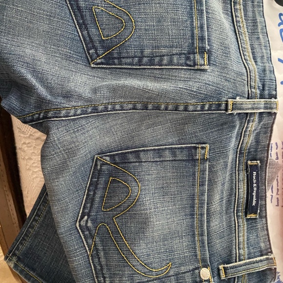 Rock & Republic Dark Blue Boyfriend Jeans - Picture 5 of 9